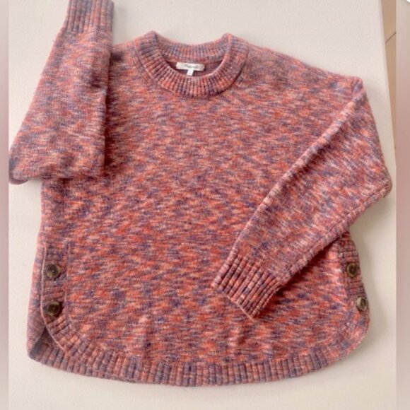 MADEWELL Multi-Colored Pink Sweater - Picture 1 of 5